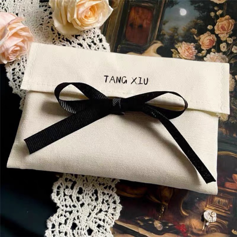 Flap Bag Envelope - Zarf Kapaklı Çanta Pamuklu Kese Takı