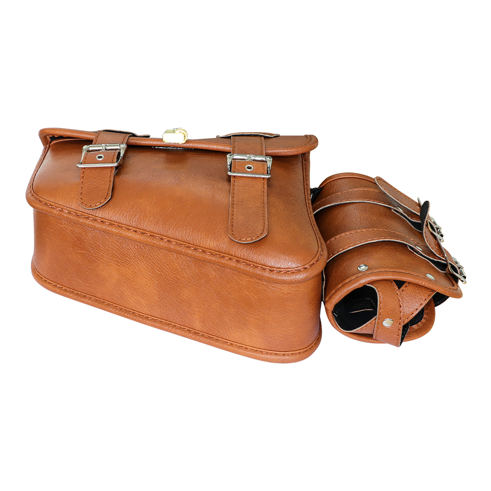 Saddle Bag Leather - Su Geçirmez Sele Çantası Çifti Büyük