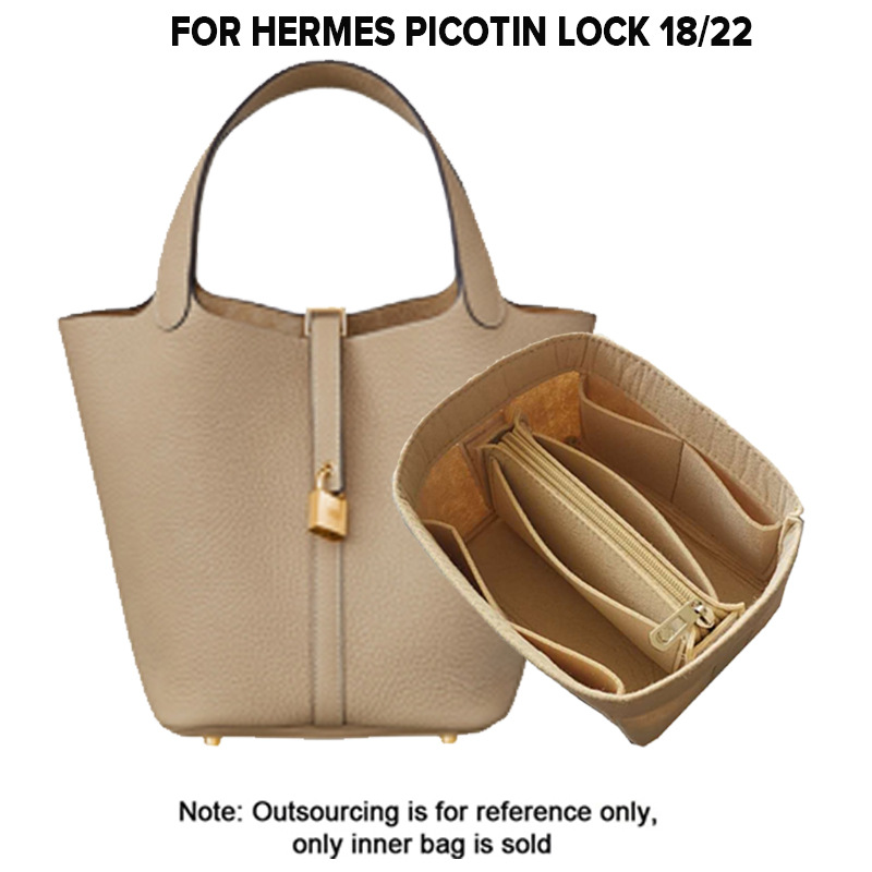 Women Bags Ysl - H Picotin 18 22 Keçe Kumaş
