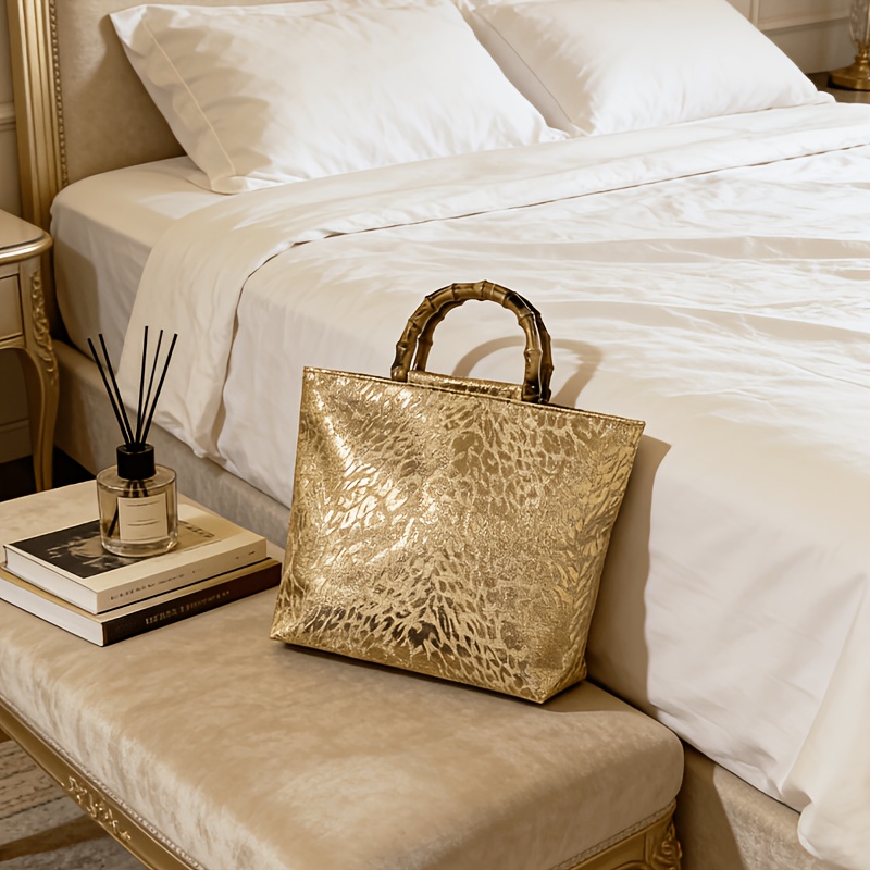 Women Bags On Sale - Kadınlar için hafif lüks metalik altın