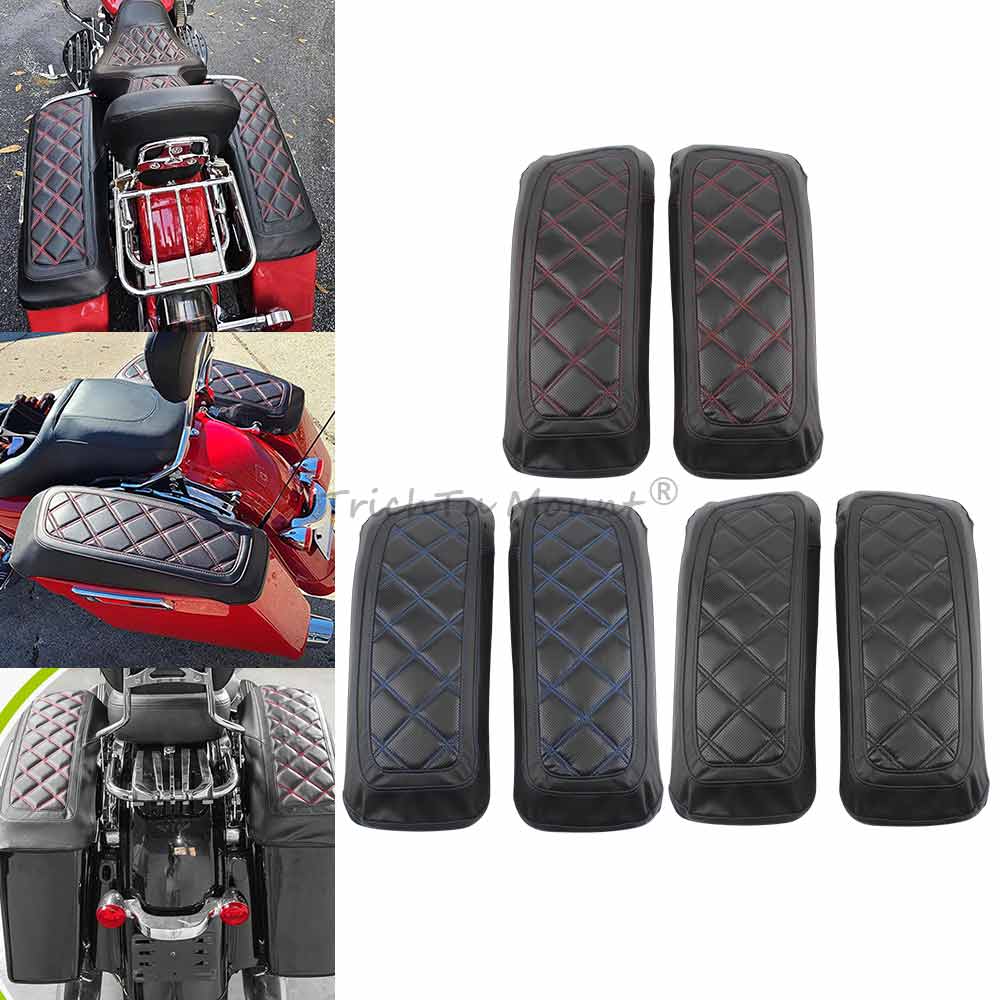 Saddle Bag Leather - Harley Touring Street Road Electra Glide