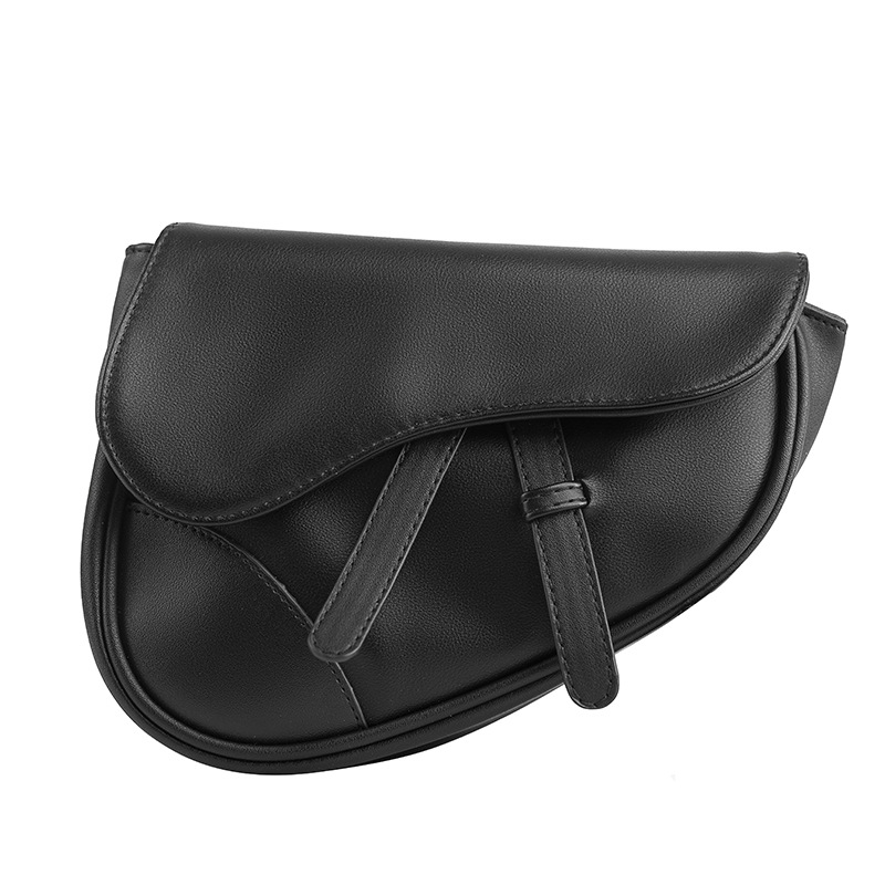 Saddle Bag Leather - Erkekler PU erkek meme çantası rahat