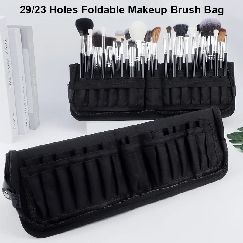 Women Bags Rack - 29/23 Delik Katlanabilir Makyaj Fırça Çantası