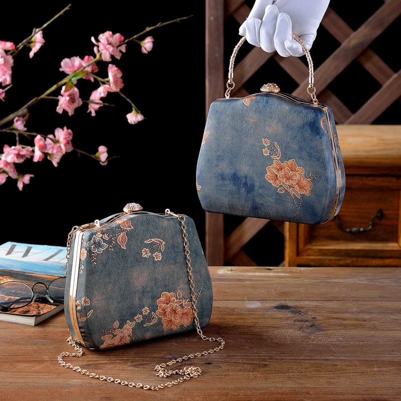 Women Bags Offers - Moda Kadın Nakış Akşam Çantaları Ipek