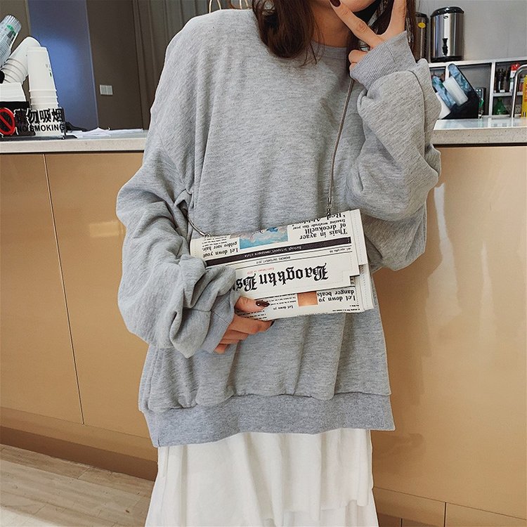 Gazete modelleme günü el çanta - Flap Bag Envelope incelemesi ve fiyatı