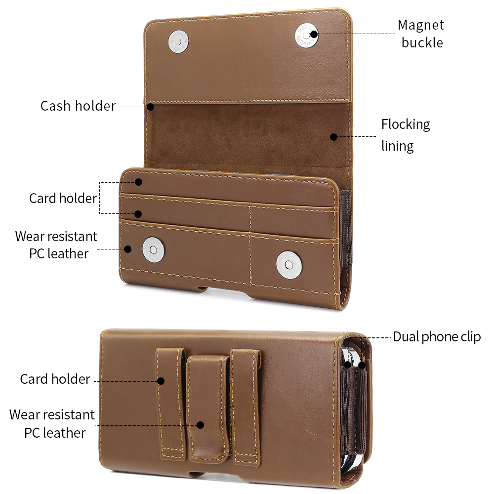 Evrensel Yatay PU Deri Telefon - Saddle Bag Leather incelemesi ve fiyatı