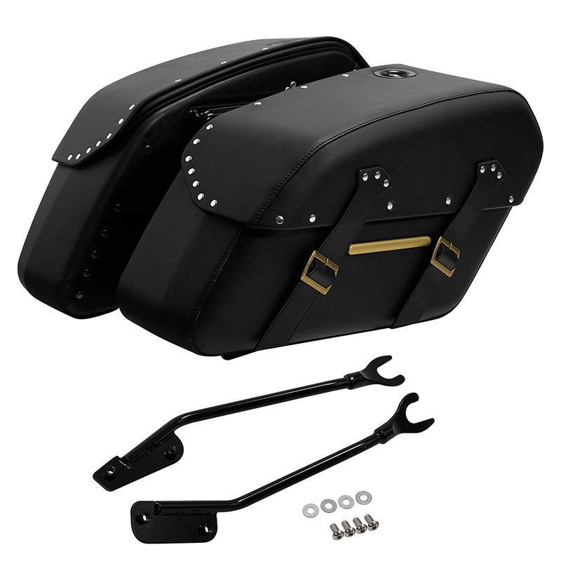 Motosiklet siyah ayrılabilir h - Saddle Bag Leather incelemesi ve fiyatı