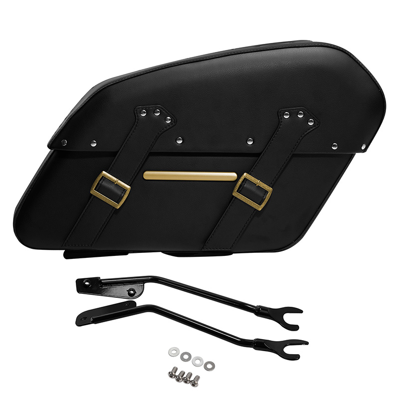 Motosiklet siyah ayrılabilir h - Saddle Bag Leather incelemesi ve fiyatı