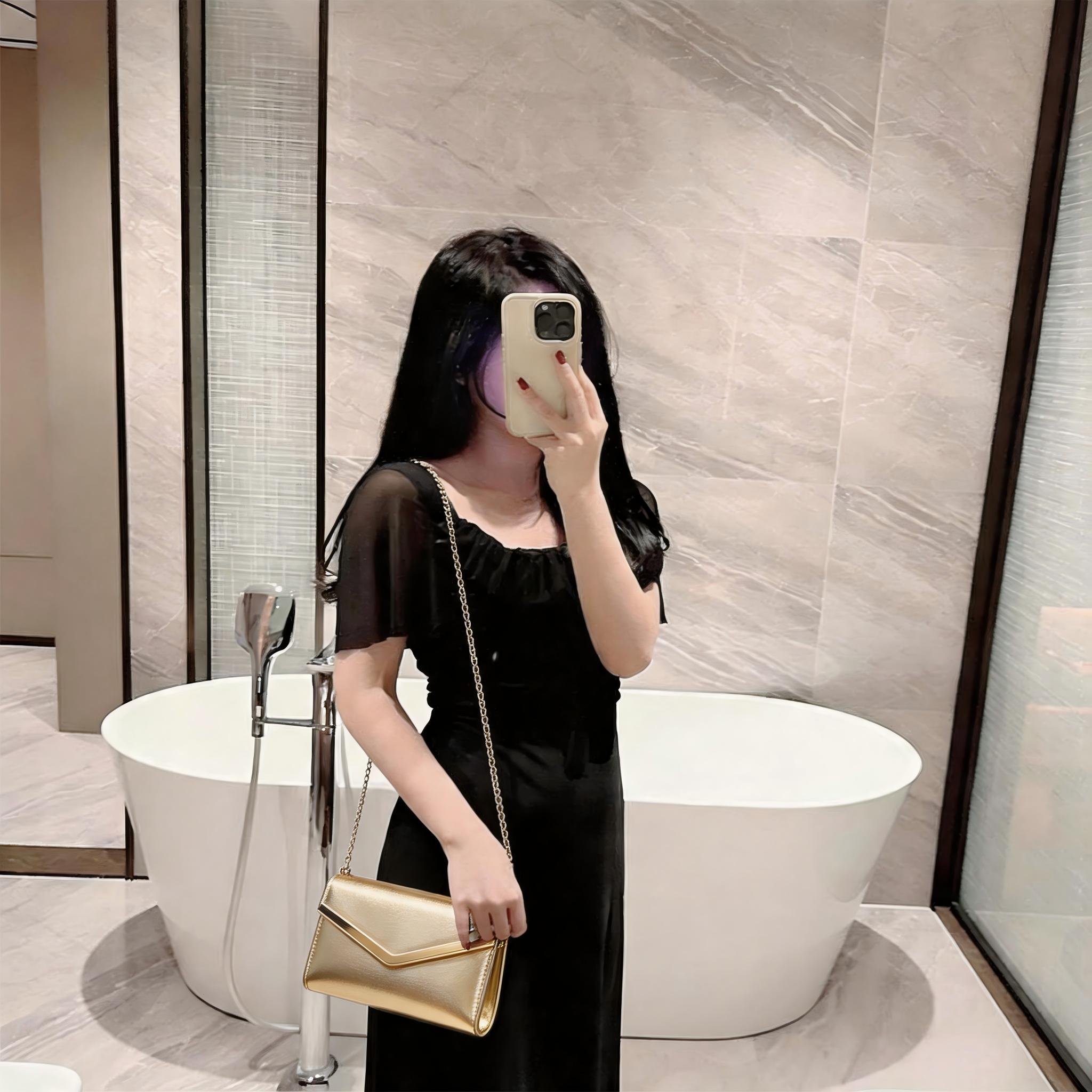 Yeni parlak gece çantası - üst - Flap Bag Envelope incelemesi ve fiyatı
