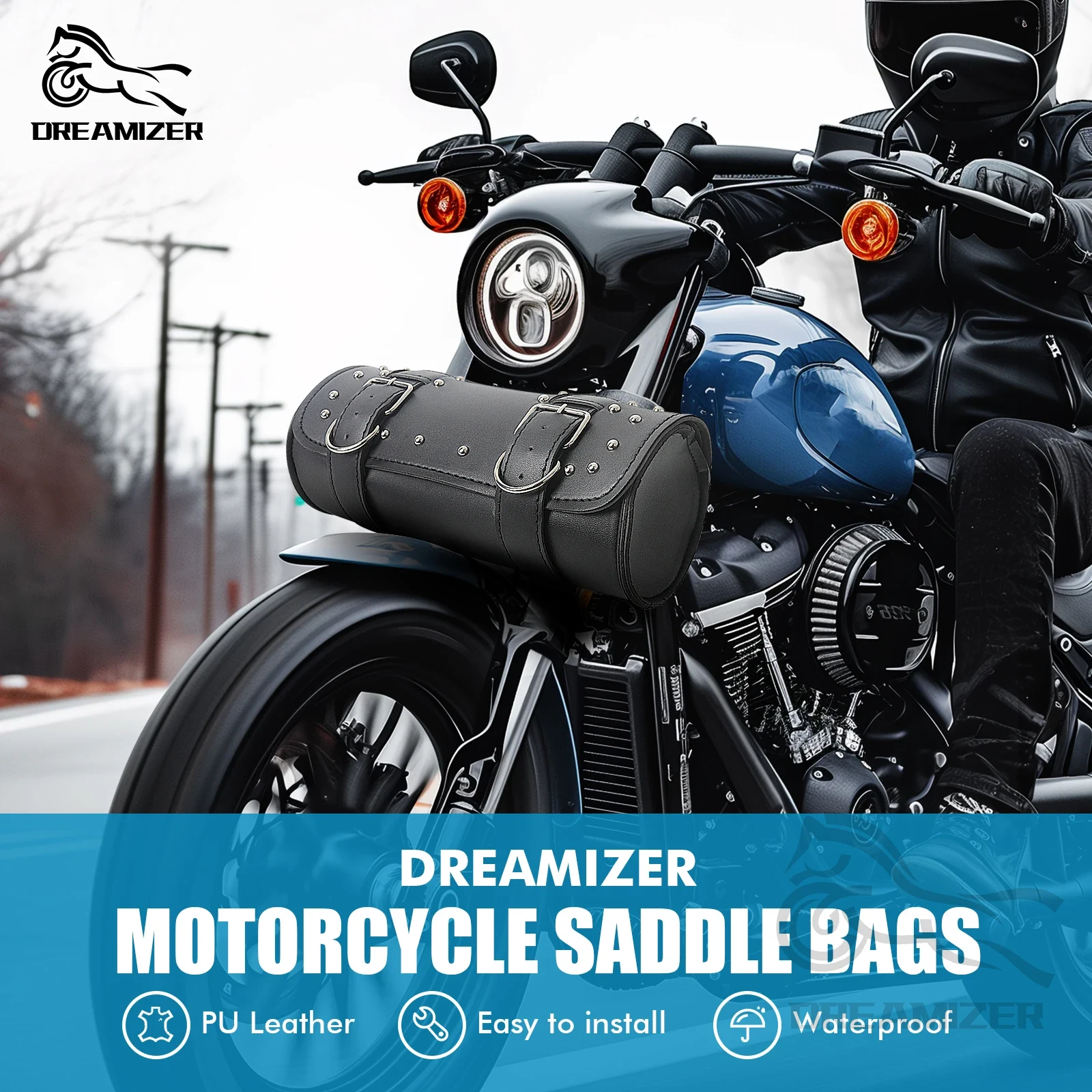 Motosiklet Ön Çatal Alet Çanta - Saddle Bag Leather incelemesi ve fiyatı