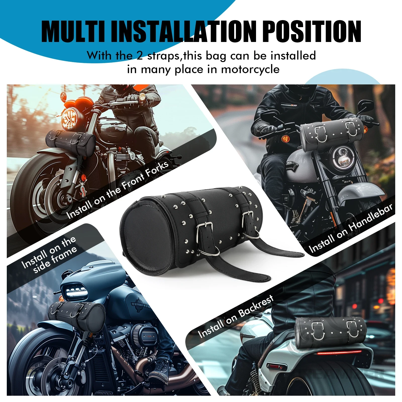Motosiklet Ön Çatal Alet Çanta - Saddle Bag Leather incelemesi ve fiyatı
