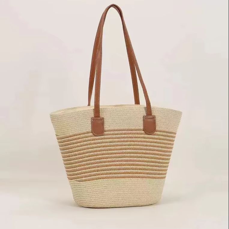 CLAREGQI Kadın Çizgili Hasır Ç - Women Bags Large incelemesi ve fiyatı