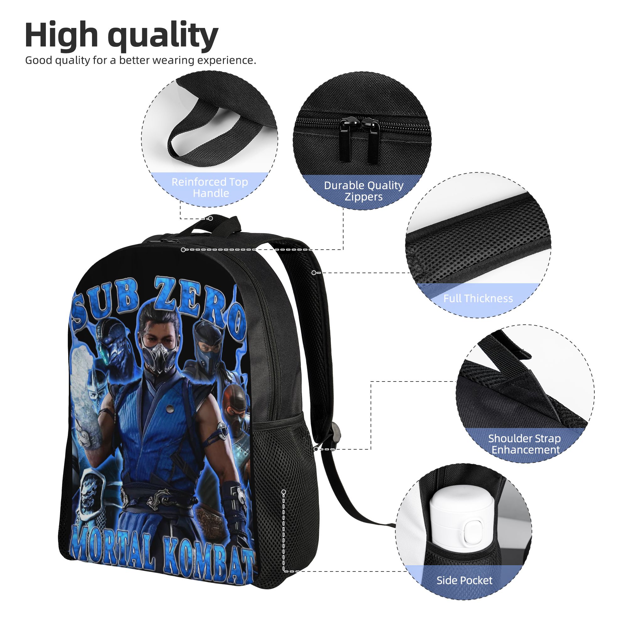 Mortal Kombat Sub Zero MK Sırt - Women Bags Mk incelemesi ve fiyatı