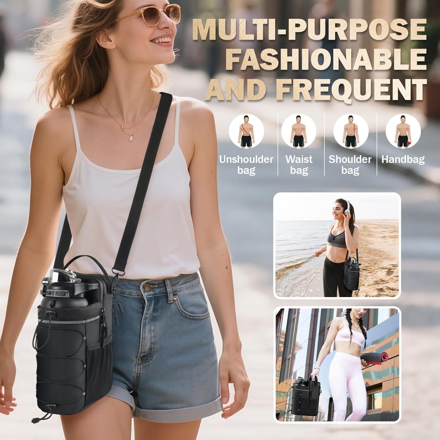 Taşınabilir Manyetik Su Şişesi - Women Bags Rack incelemesi ve fiyatı